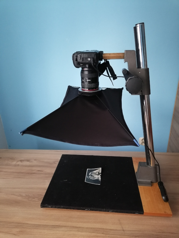 príklad fotenia fotografii