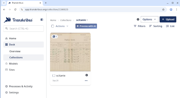 zobrazenie súborov v projekte na spracovanie